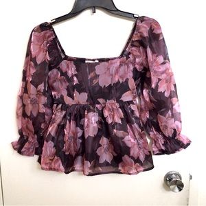 Babydoll Foral Blouse